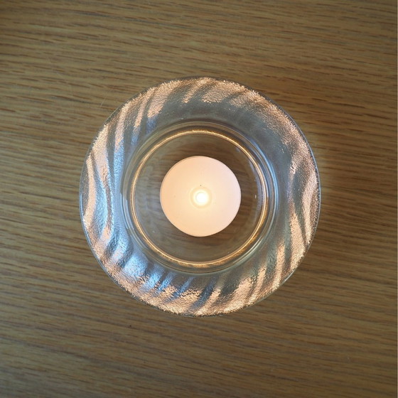 Image 1 of 1980S Holmegaard Skagerrak Set Of 3 - 2 Candle Holders, 1 Bowl