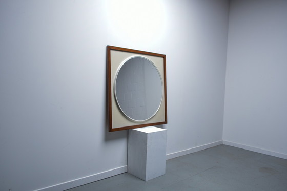 Image 1 of Miroir moderne du milieu du siècle par Alfred Hendrickx, Belgique, années 1960