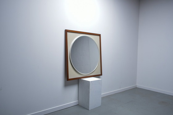 Image 1 of Miroir moderne du milieu du siècle par Alfred Hendrickx, Belgique, années 1960