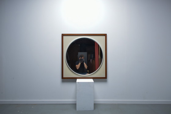 Image 1 of Miroir moderne du milieu du siècle par Alfred Hendrickx, Belgique, années 1960