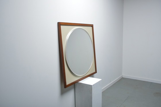 Image 1 of Miroir moderne du milieu du siècle par Alfred Hendrickx, Belgique, années 1960