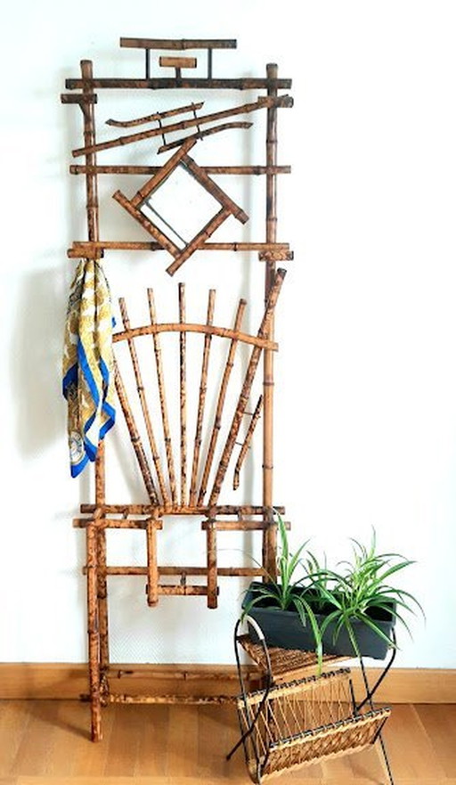 Vestiaire Art Nouveau Coat Rack In Tiger Bamboo