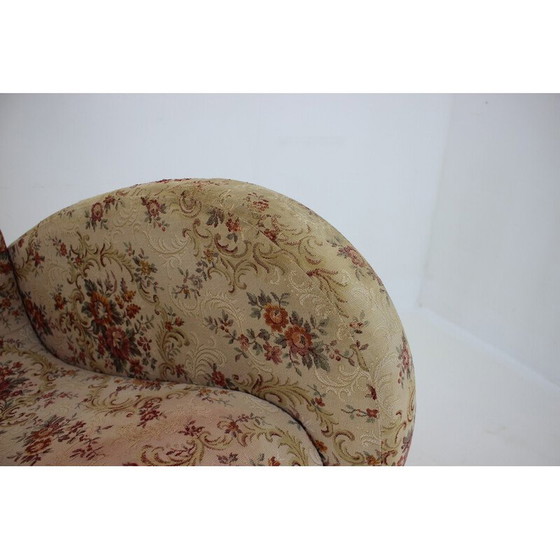 Image 1 of Vintage rocking chair with upholstery, Czechoslovakia 1960s