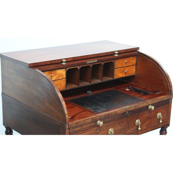 Image 1 of Vintage mahogany drum desk