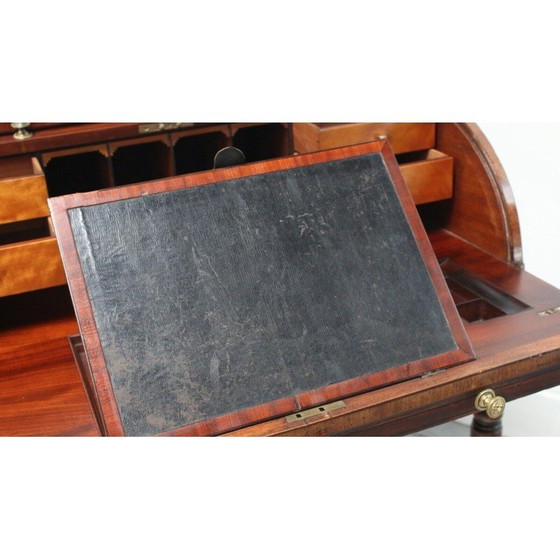 Image 1 of Vintage mahogany drum desk