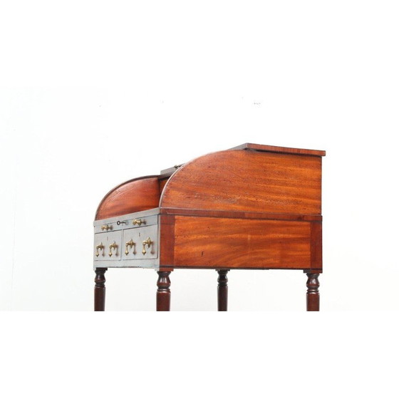 Image 1 of Vintage mahogany drum desk