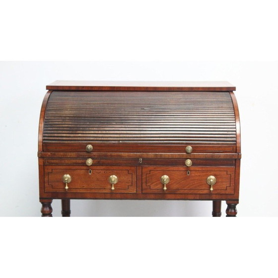 Image 1 of Vintage mahogany drum desk