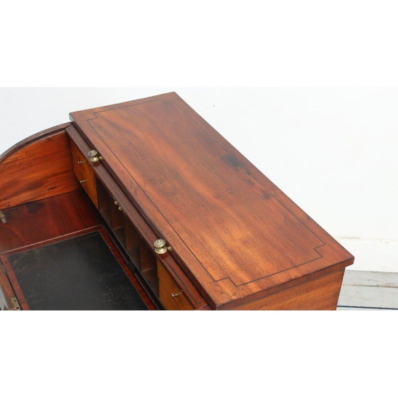 Image 1 of Vintage mahogany drum desk