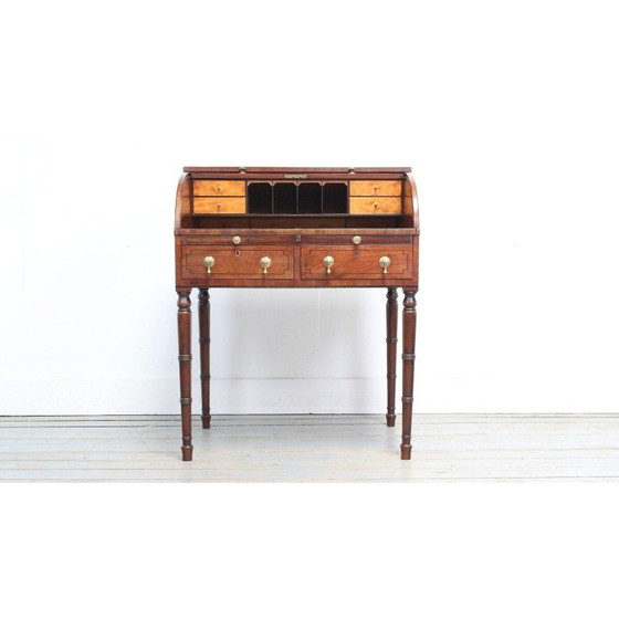 Image 1 of Vintage mahogany drum desk