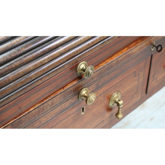 Image 1 of Vintage mahogany drum desk