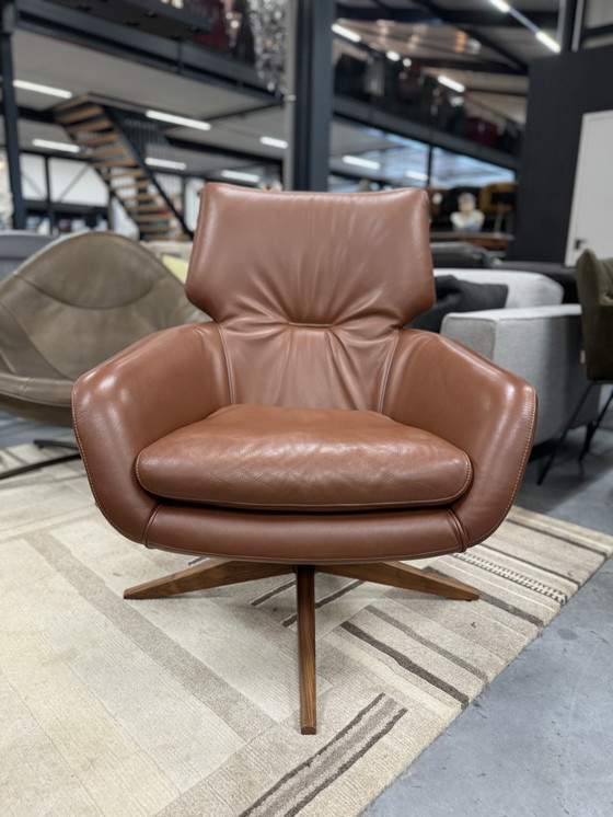 Image 1 of Leolux Lloyd Fauteuil Cuir Raffiné