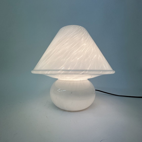 Image 1 of Table lamp Limburg glashutte mushroom 1970s