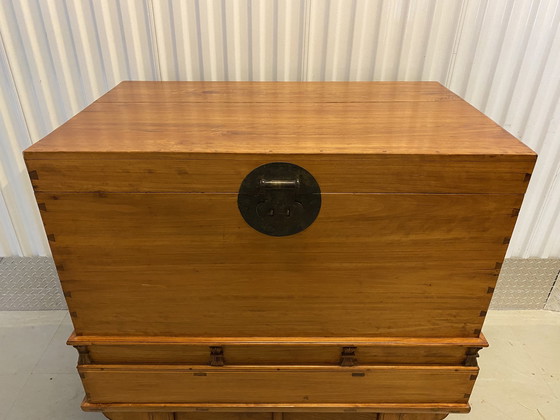 Image 1 of 2x bauli da sposa cinesi d'epoca