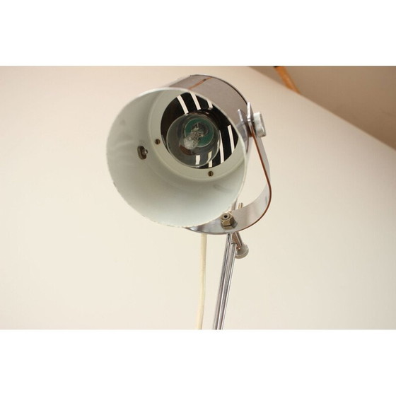 Image 1 of Lampada da tavolo vintage in metallo e cromo di Stanislav Indra, Cecoslovacchia 1970