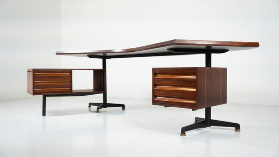 Image 1 of Boomerang T96 Desk By Osvaldo Borsani For Tecno, Italy, 1960S