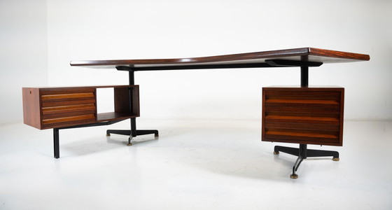 Image 1 of Boomerang T96 Desk By Osvaldo Borsani For Tecno, Italy, 1960S