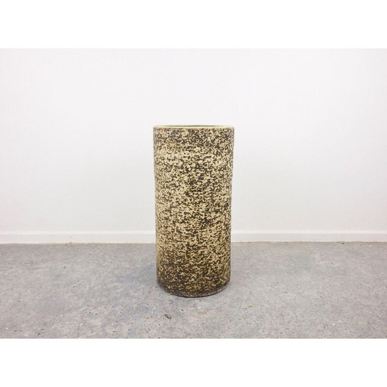Image 1 of Portaombrelli vintage in ceramica con struttura in corteccia