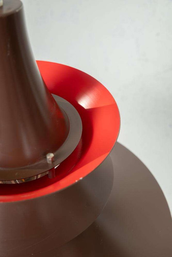 Image 1 of Lampada a sospensione di design danese dell'era spaziale, lampada a sospensione danese vintage degli anni '60