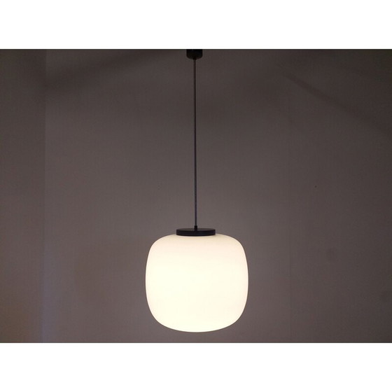 Image 1 of Set di 10 grandi lampade a sospensione in vetro vintage anni '70