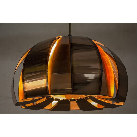 Image 1 of Vintage brass pendant lamp by Svend Aage Holm Sørensen poHolm-Sørensen