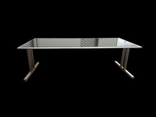 Brushed Steel Coffee Table 1970