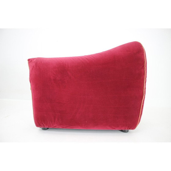 Image 1 of Pair of vintage velvet armchairs, Italy 1970