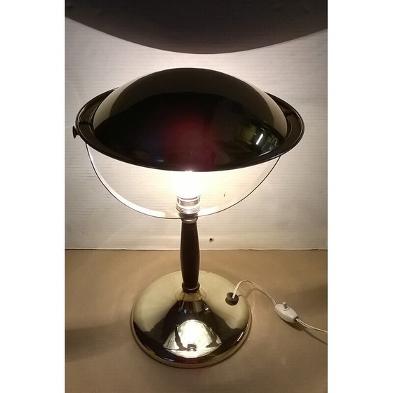 Image 1 of Vintage brass table lamp by Zerowatt, 1940