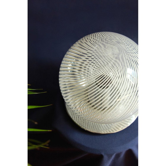 Image 1 of Vintage glass table lamp "dante", Italy 1960