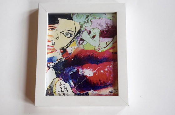 Image 1 of Collage in frame