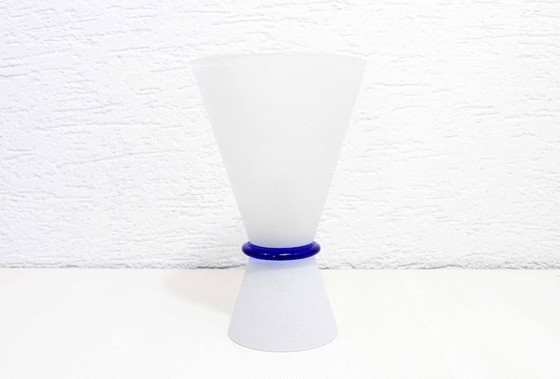 Image 1 of Memphis Style Diabolo Lamp In Glass 1980