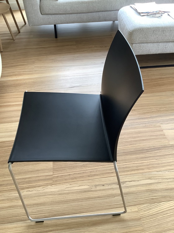 Image 1 of 6x Mdf Italia M1 Black chair