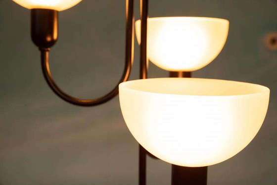 Image 1 of Lampe suspendue style Memphis 1960s, lampe vintage ajustable