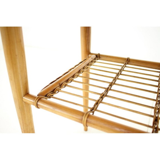 Image 1 of Mesa auxiliar de madera maciza de mediados de siglo Uluv, Checoslovaquia, década de 1960