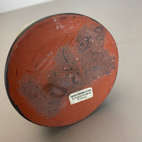 Image 1 of Vintage abstract ceramic pottery vase by Gerhard Liebenthron, Germany 1960s
