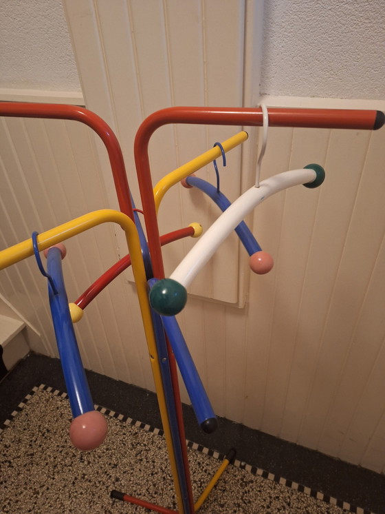 Image 1 of Ikea Coat Rack Memphis Style