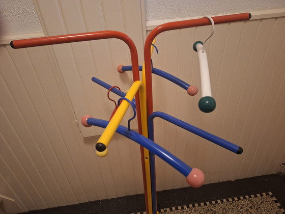 Image 1 of Ikea Coat Rack Memphis Style