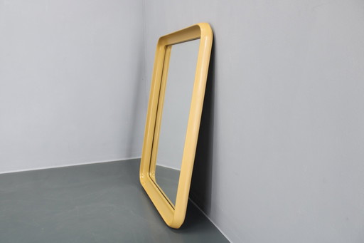 1970S Italian Rectangular Plastic Mirror 