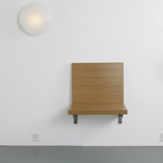 Image 1 of Rare Dom Hans van der Laan Wall Mounted Seat, Netherlands 1970