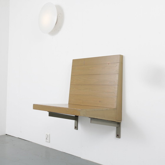 Image 1 of Rare Dom Hans van der Laan Wall Mounted Seat, Netherlands 1970