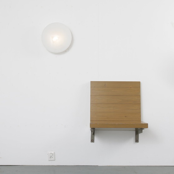 Image 1 of Rare Dom Hans van der Laan Wall Mounted Seat, Netherlands 1970