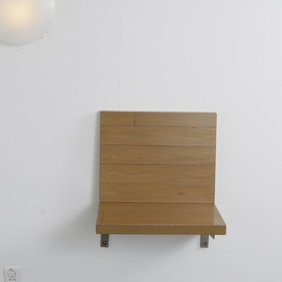 Image 1 of Rare Dom Hans van der Laan Wall Mounted Seat, Netherlands 1970