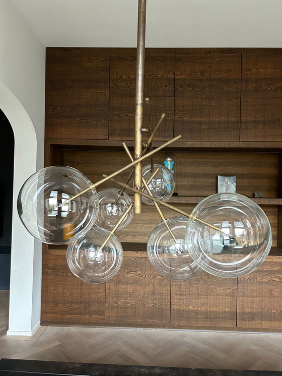 Image 1 of Bolle Galotti & Radice pendant lamp burned brass