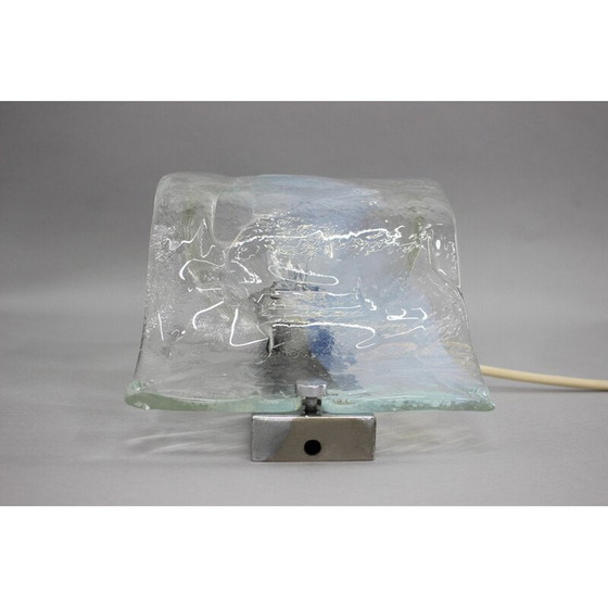 Image 1 of Vintage Murano glass wall lamp, Italy 1970s