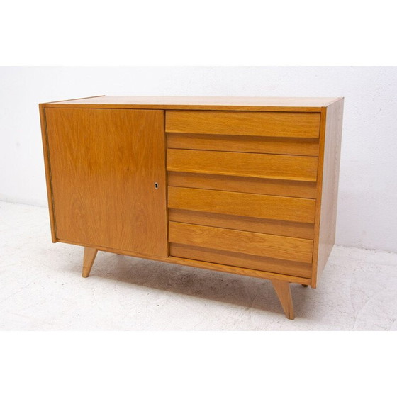 Image 1 of Vintage plywood and veneer chest of drawers "U-458" by Jiri Jiroutek, Czech 1960