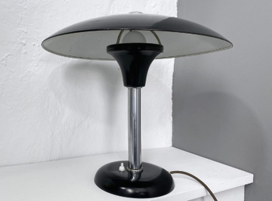 Image 1 of Metallwerk Werner Schröder Bauhaus Table Lamp by Max Schumacher