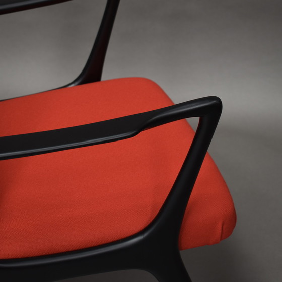 Image 1 of Alfred Hendrickx Model S5 Dining Chairs for BELFORM *New Upholstery* – Belgium, 1950’s