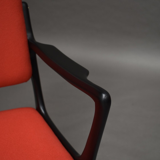 Image 1 of Alfred Hendrickx Model S5 Dining Chairs for BELFORM *New Upholstery* – Belgium, 1950’s