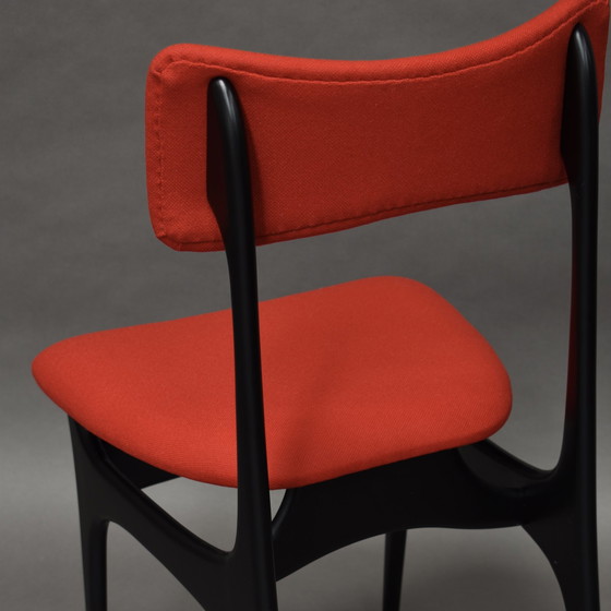 Image 1 of Alfred Hendrickx Model S5 Dining Chairs for BELFORM *New Upholstery* – Belgium, 1950’s