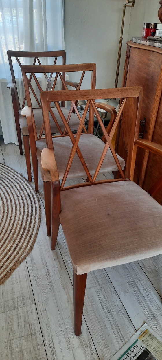 Image 1 of A. Patijn Dining Table + Chairs