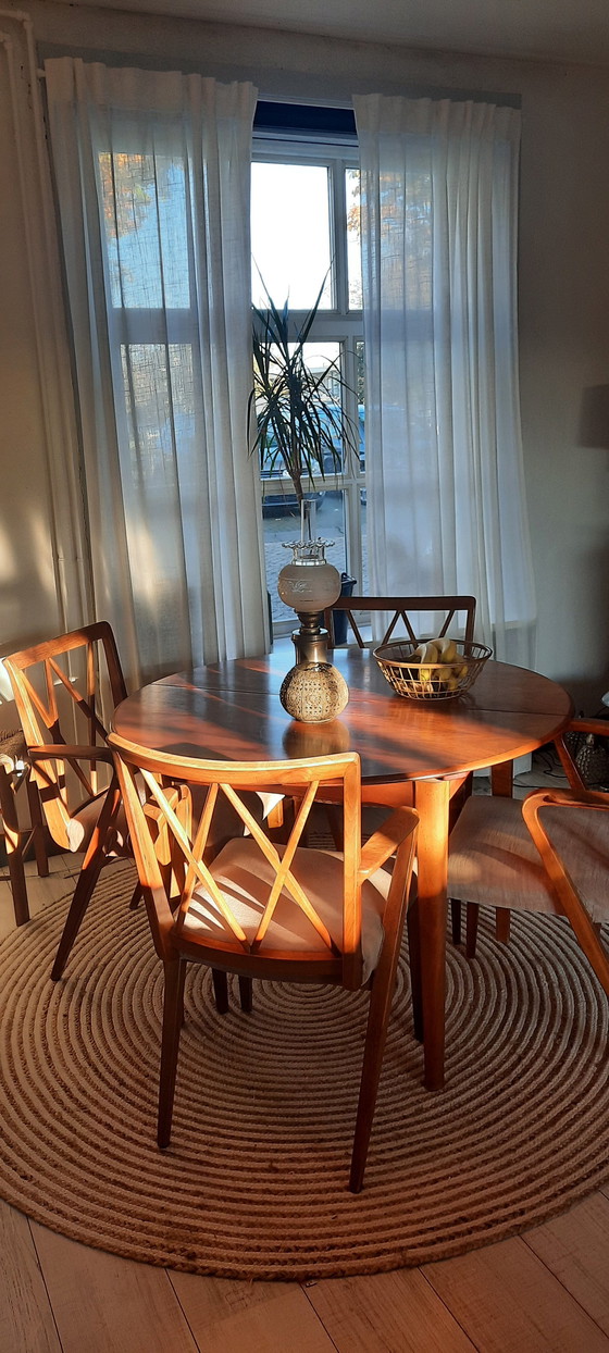 Image 1 of A. Patijn Dining Table + Chairs